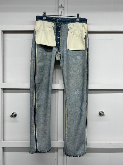 60s' LEVI'S 501XX デニムパンツ　W34 ボタン裏刻印L 足長R