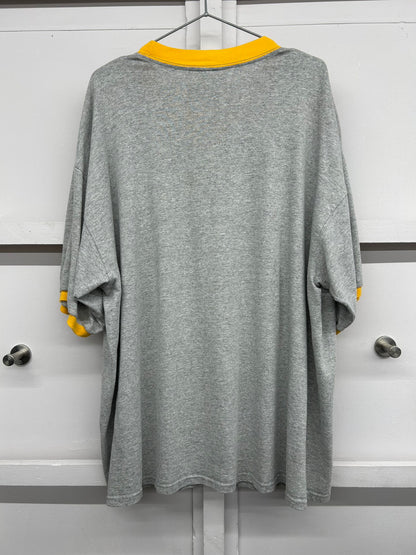 【USED】90s' FedEx Trade Networks リンガー（トリム）　Tシャツ