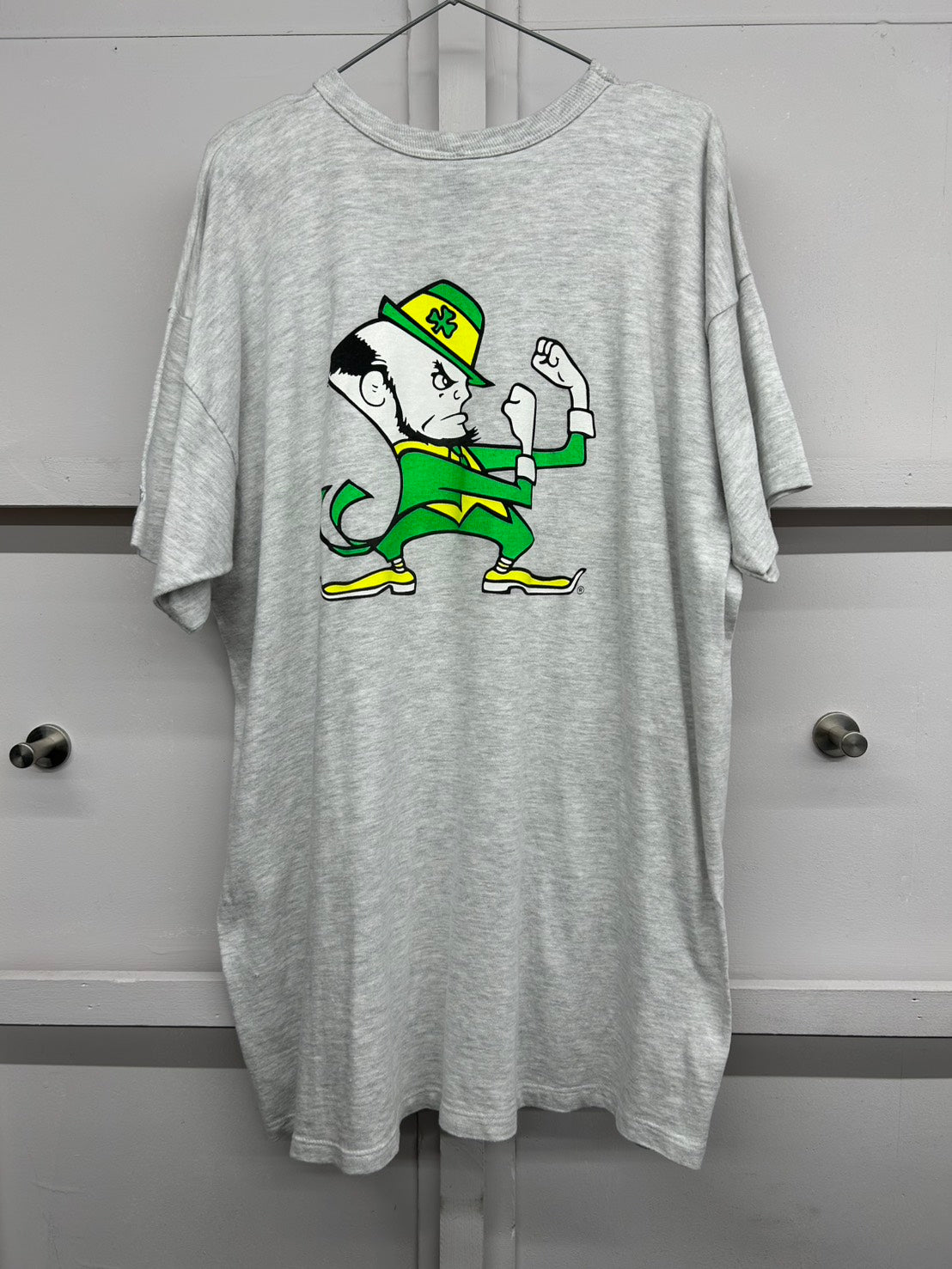 【USED】90s' Champion製 University of Notre Dame FIGHTIN' IRISH カレッジ Tシャツ