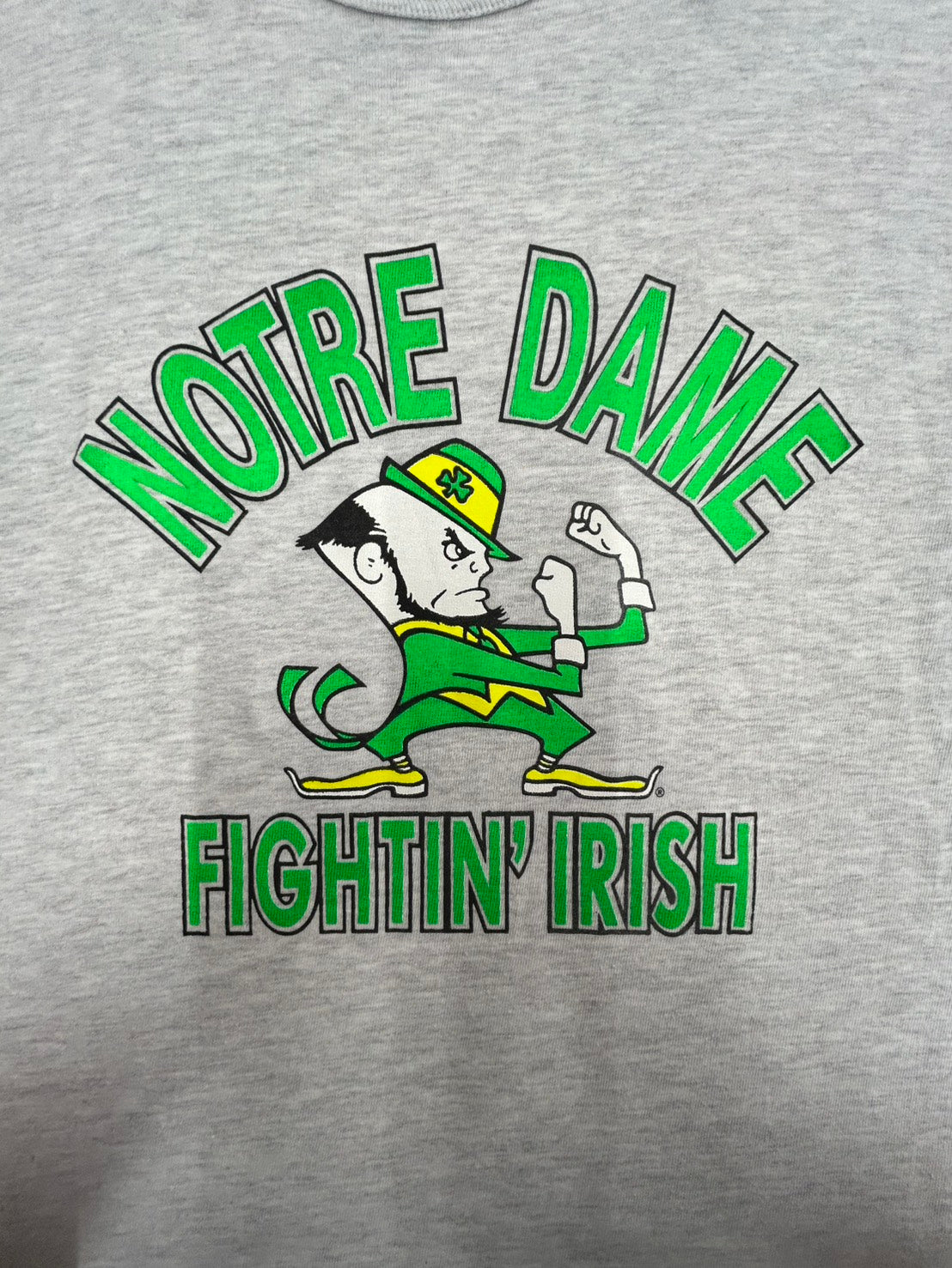 【USED】90s' Champion製 University of Notre Dame FIGHTIN' IRISH カレッジ Tシャツ
