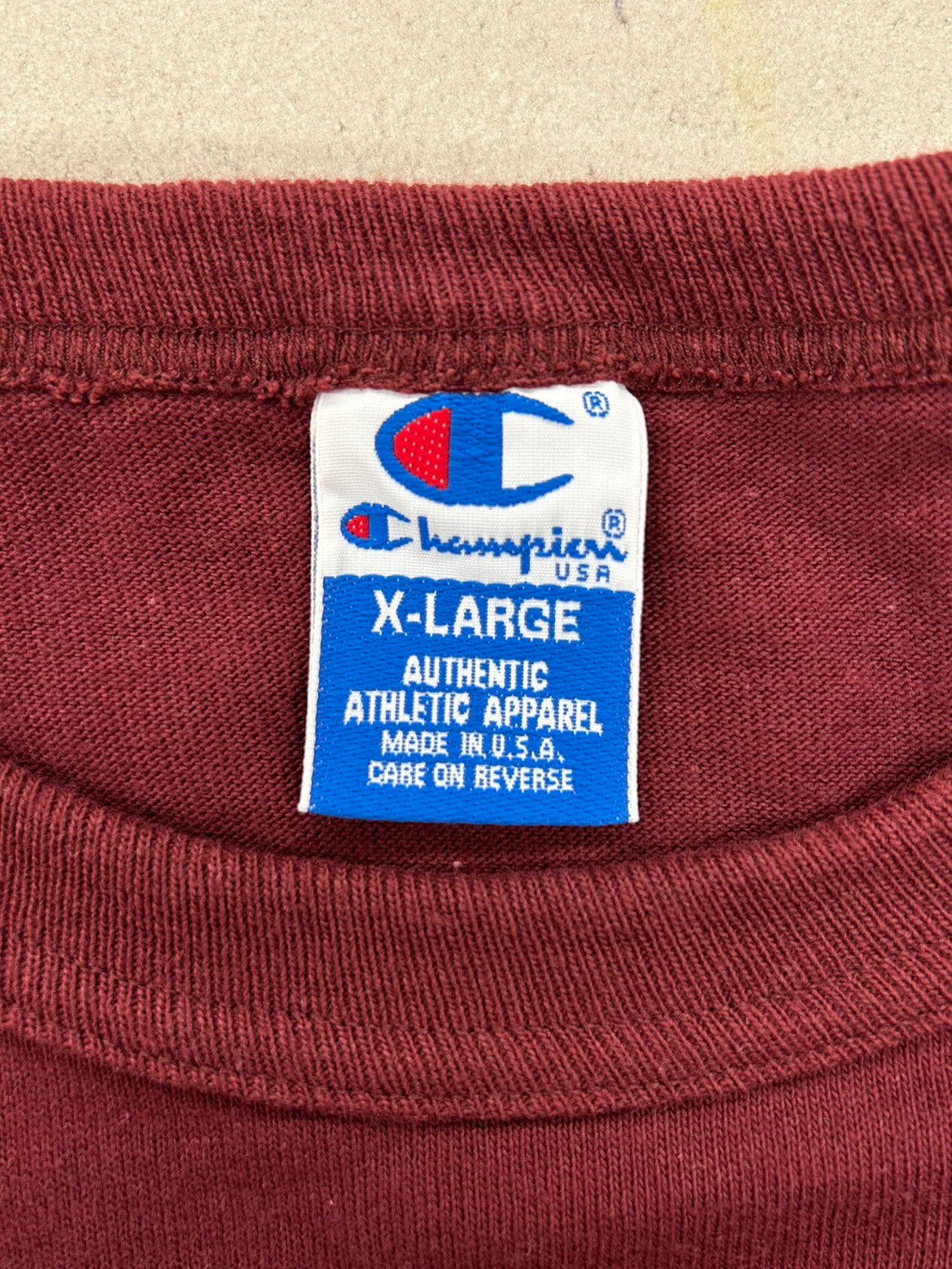 【USED】90s' Champion製 TEXAS A&M University カレッジ Tシャツ