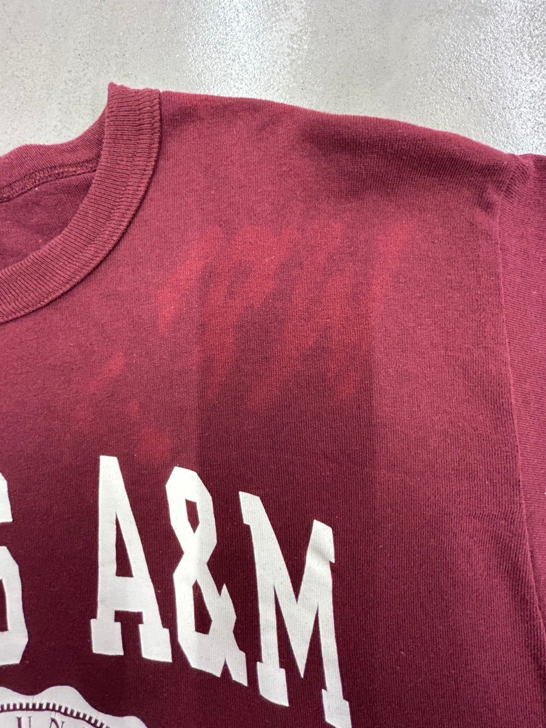 【USED】90s' Champion製 TEXAS A&M University カレッジ Tシャツ