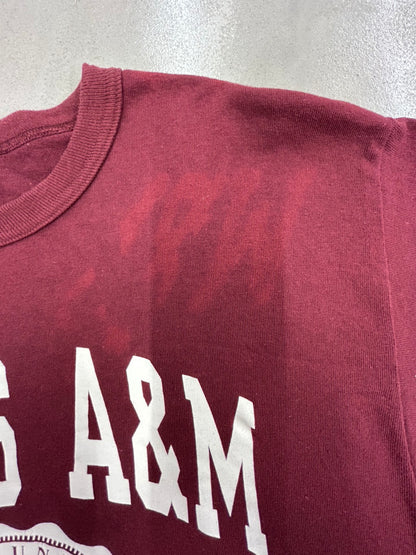 【USED】90s' Champion製 TEXAS A&M University カレッジ Tシャツ