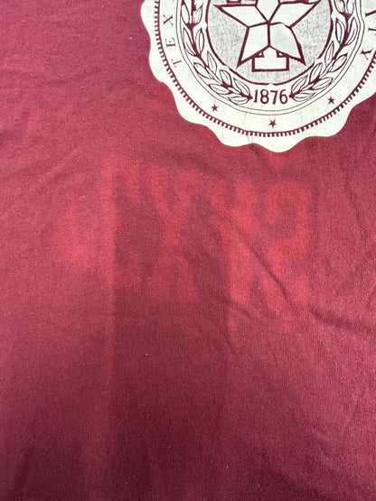 【USED】90s' Champion製 TEXAS A&M University カレッジ Tシャツ