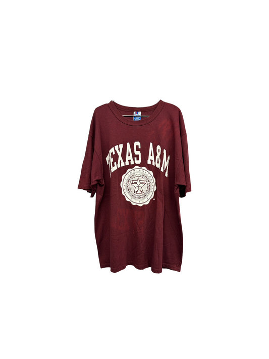 【USED】90s' Champion製 TEXAS A&M University カレッジ Tシャツ