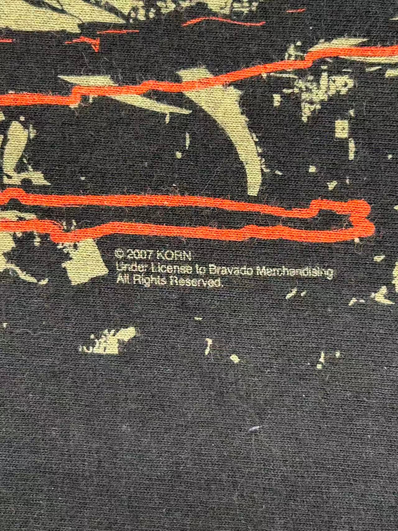 【USED】’07 Korn プリント Tシャツ